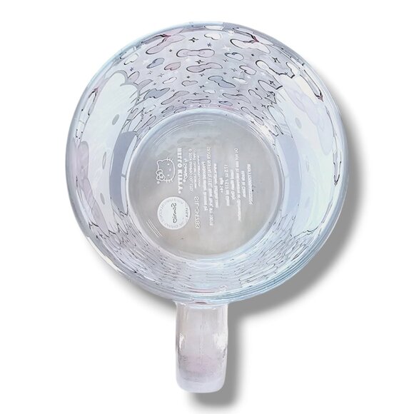 Hello Kitty Glass Mug, Sanrio, Gift for Her, Cute Bow Design, Tea, Coffee - Picture 5 of 5